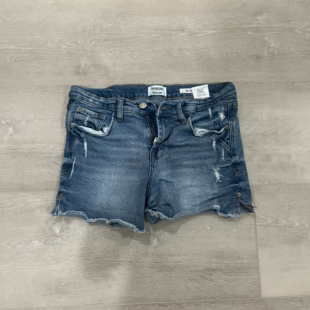 Denim jean shorts